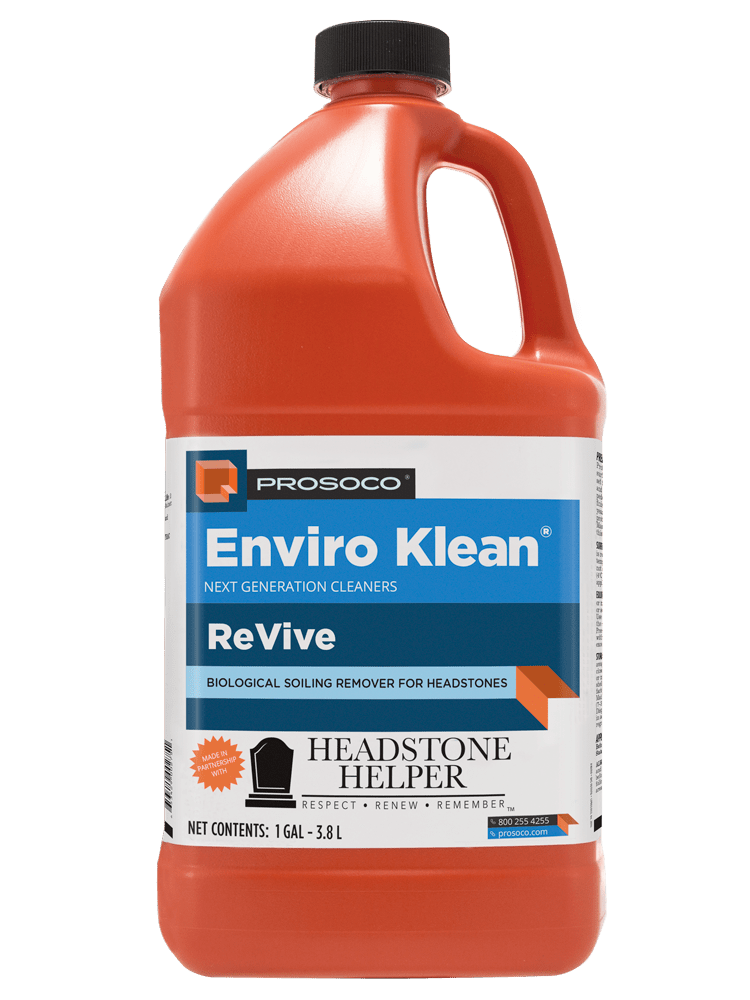 1 Gallon PROSOCO ReVive Cleaning Solution - Headstone Helper