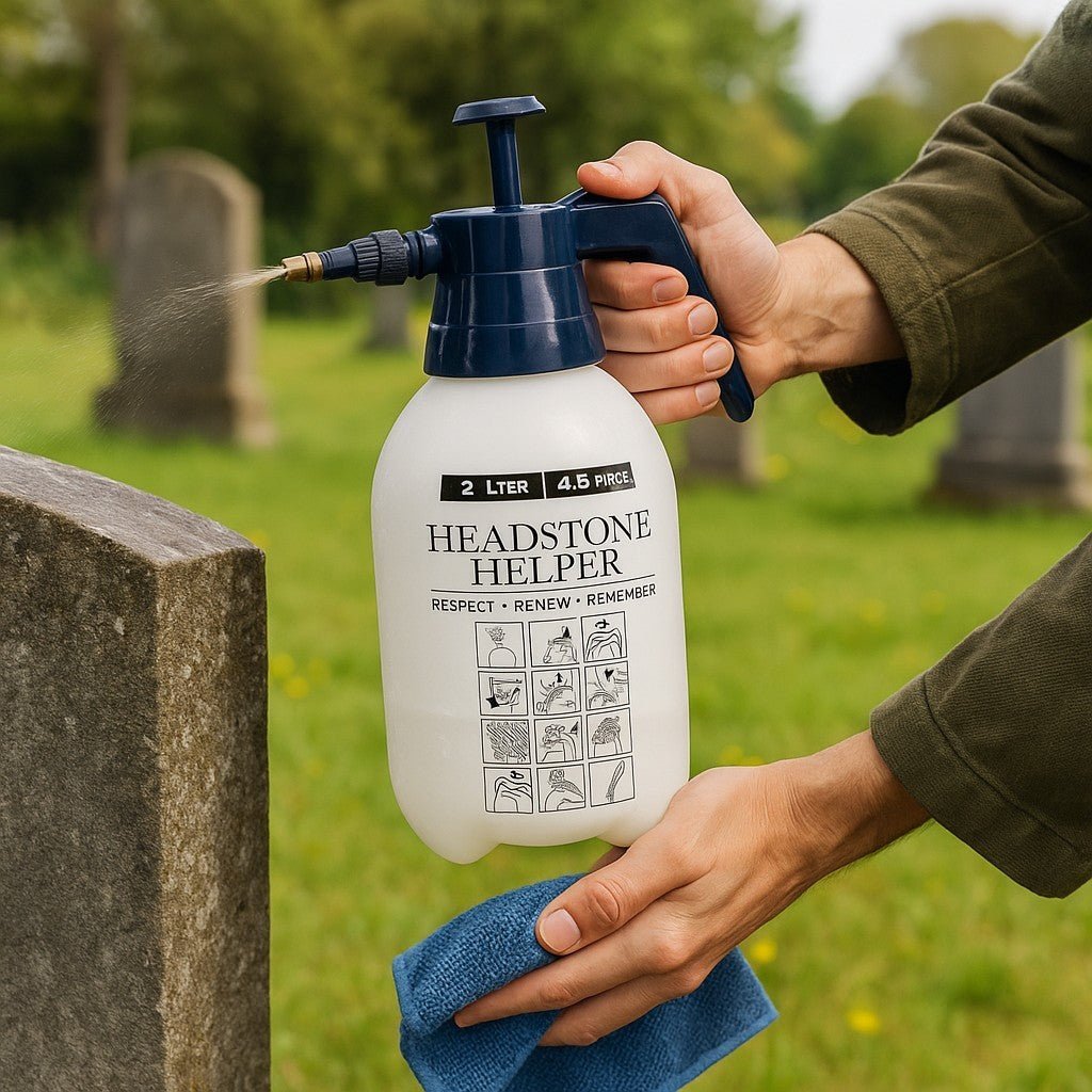 Headstone Helper Kit + Deluxe Sprayer - Headstone Helper